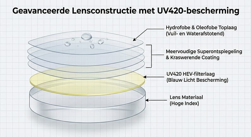 Doorsnede Specter View brillenglas